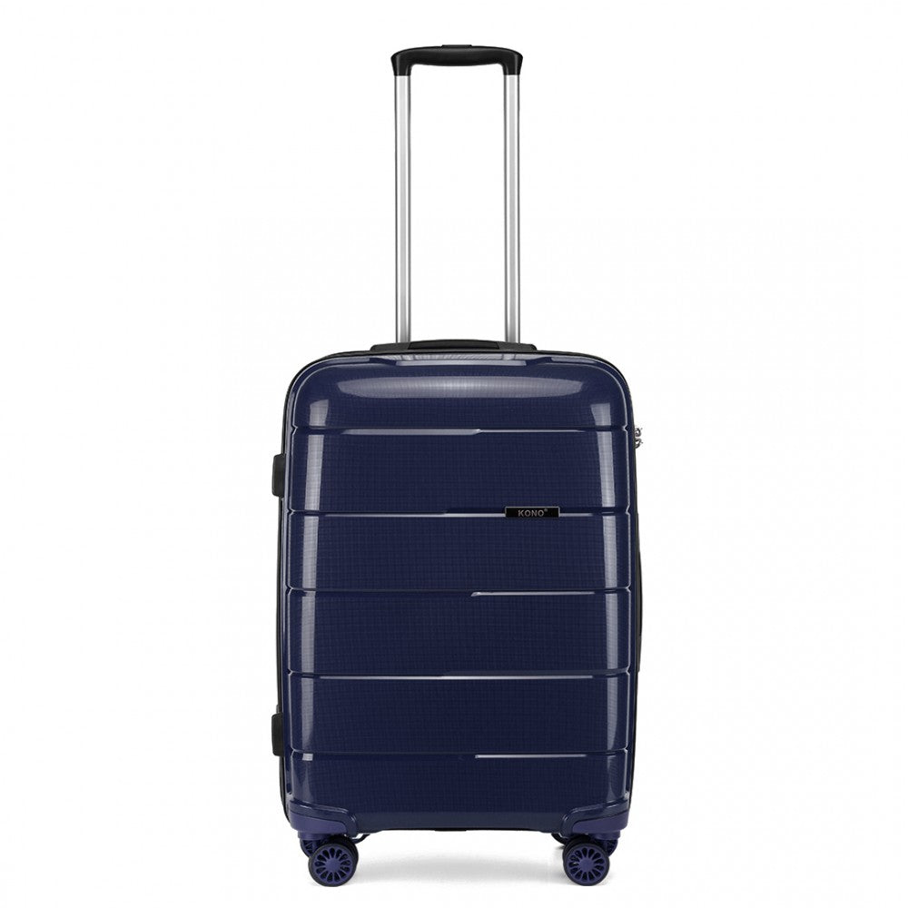 Kono K1997L Hard Shell PP (Polypropylene) Suitcase With TSA Lock