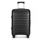 Kono K2091L Multi Texture Hard Shell PP (Polypropylene) Suitcase With TSA Lock