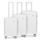 Kono K2091L Multi Texture Hard Shell PP (Polypropylene) Suitcase With TSA Lock