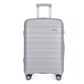 Kono K2091L Multi Texture Hard Shell PP (Polypropylene) Suitcase With TSA Lock