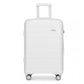 Kono K2091L Multi Texture Hard Shell PP (Polypropylene) Suitcase With TSA Lock