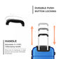 Kono Hard Shell ABS Cabin Suitcase with TSA Lock